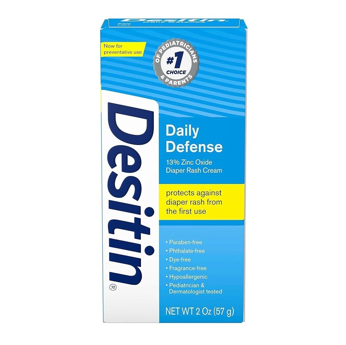 Diaper Rash Cream with Zinc Oxide 4 oz and 2 oz Bundle B262