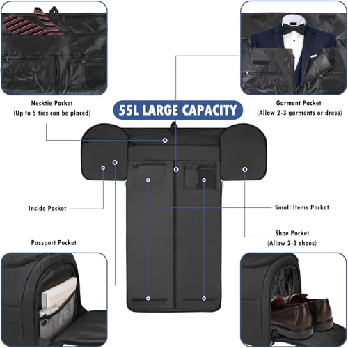 Garment Duffle Bag for Travel with Shoe Compartment V339347