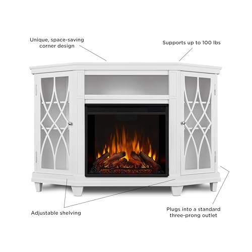 Corner Electric Fireplace TV Stand for TVs up to 55 inches E49519