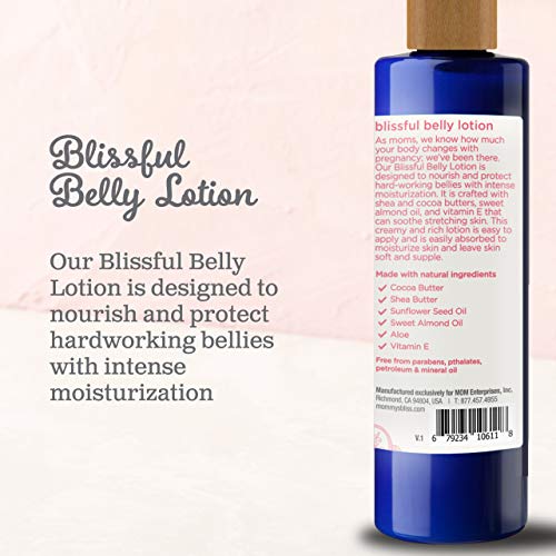 Belly Lotion for Pregnancy, Hydrated & Elastic Skin, Unscented, 8 Fl Oz Y1574