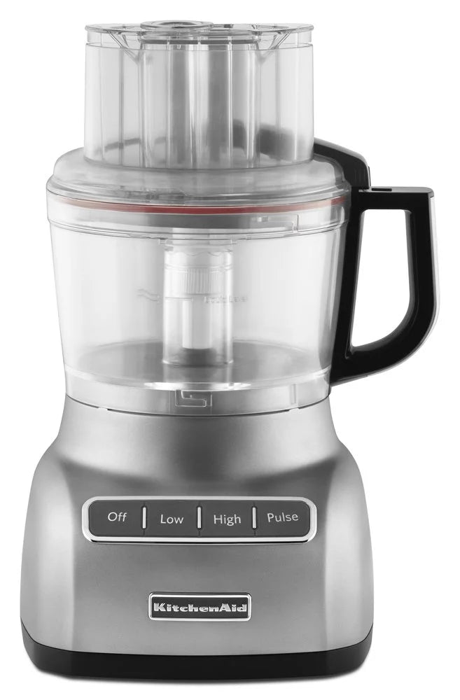 KitchenAid RKFP0922CU Food Processor with ExactSlice System 9-Cup, Contour Silver, (Used)