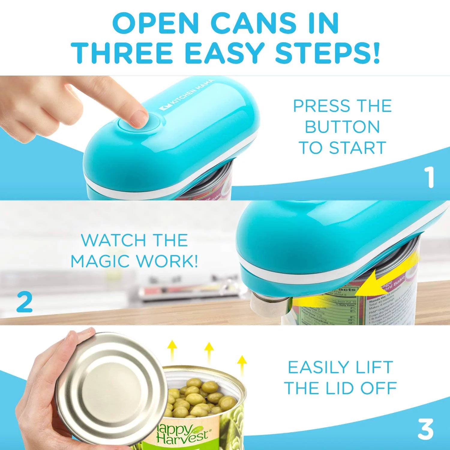 Electric Can Opener for Smaller Hands O988263