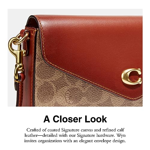 Womens Coated Canvas Crossbody Bag D1143