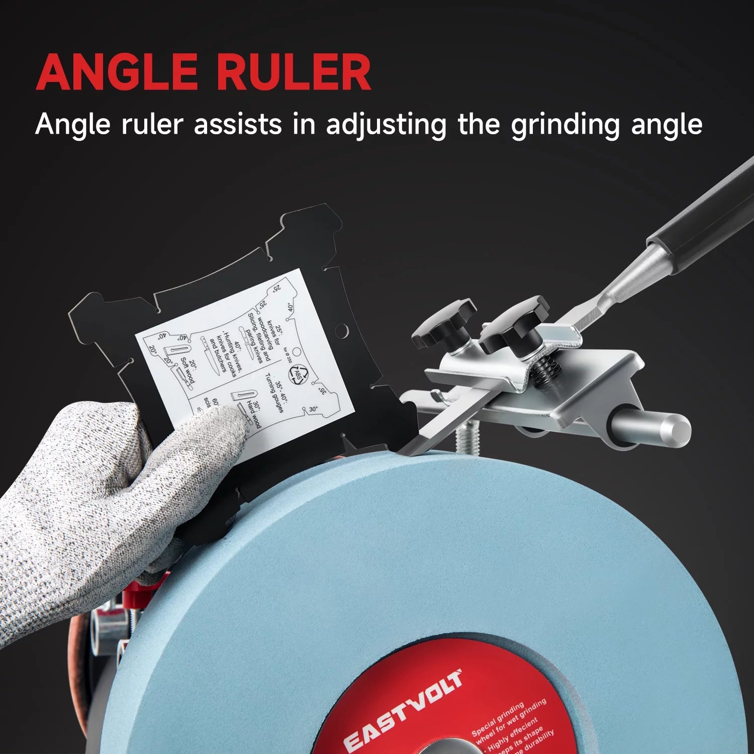 10 Inch Low Speed Wet Grinding Machine, Variable Speed Water Cooled Sharpening System U54726