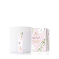 Thymes Washed Linen Candle - 8 oz Scented Candle for a Fresh Home Fragrance - Matte White Candle Jar