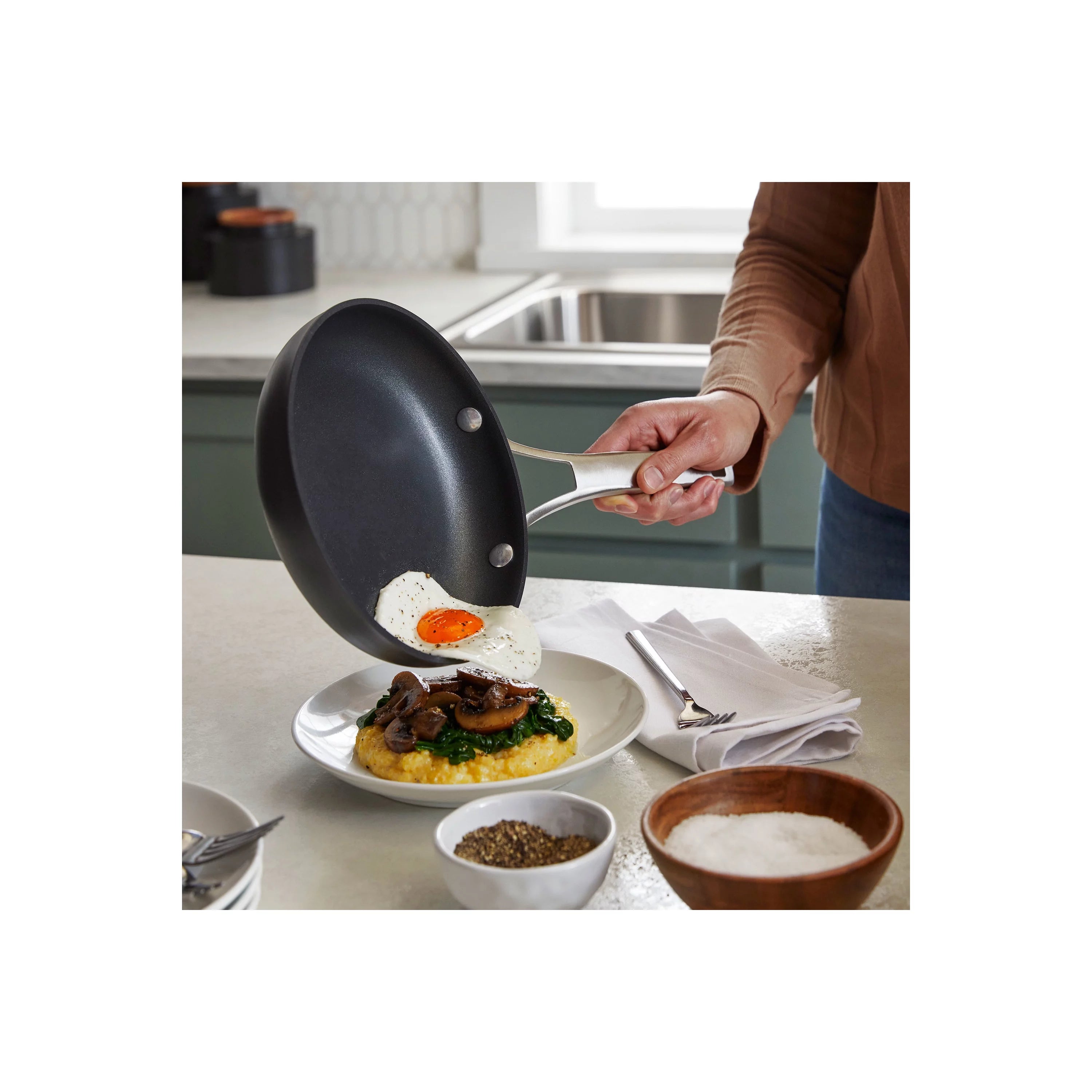 Nonstick 11-Inch Square Griddle Pan W7548