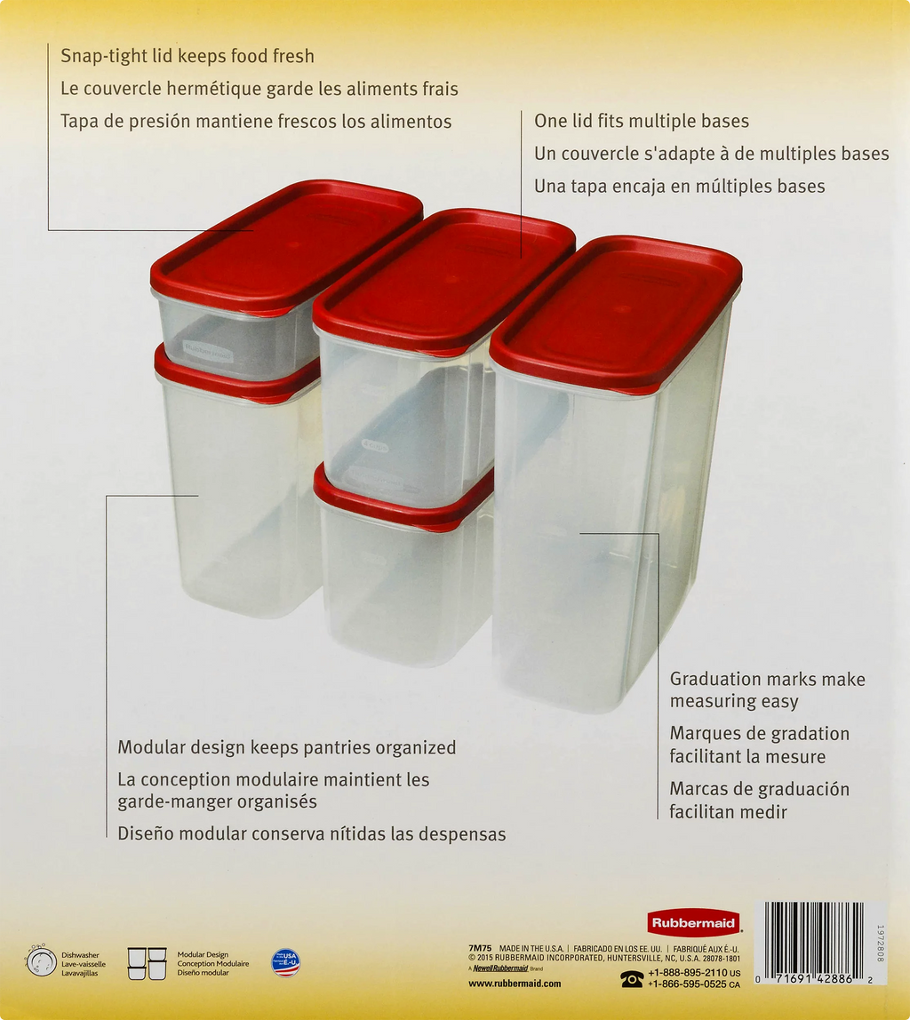 Modular Pantry Canister Set, 8pcs C526792