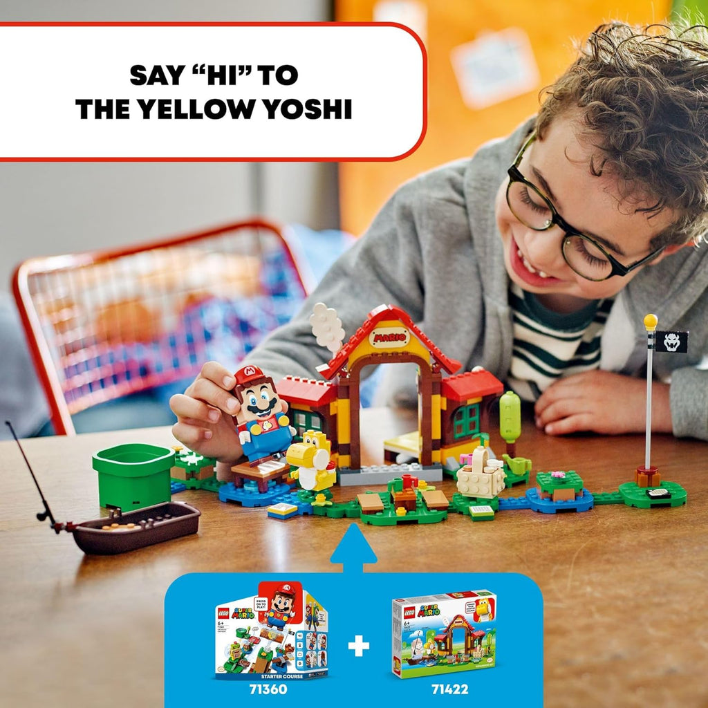 Picnic at Mario's House Expansion Set with Yellow Yoshi Figure G370
