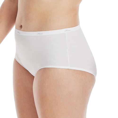 Women's High-Waisted Cotton Brief Underwear, 6-Pack R4727