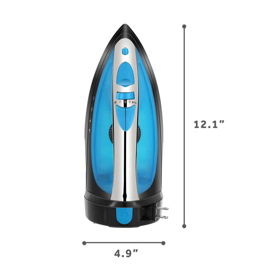 1400W Steam Iron with Shot of Steam and Retractable Cord C2167