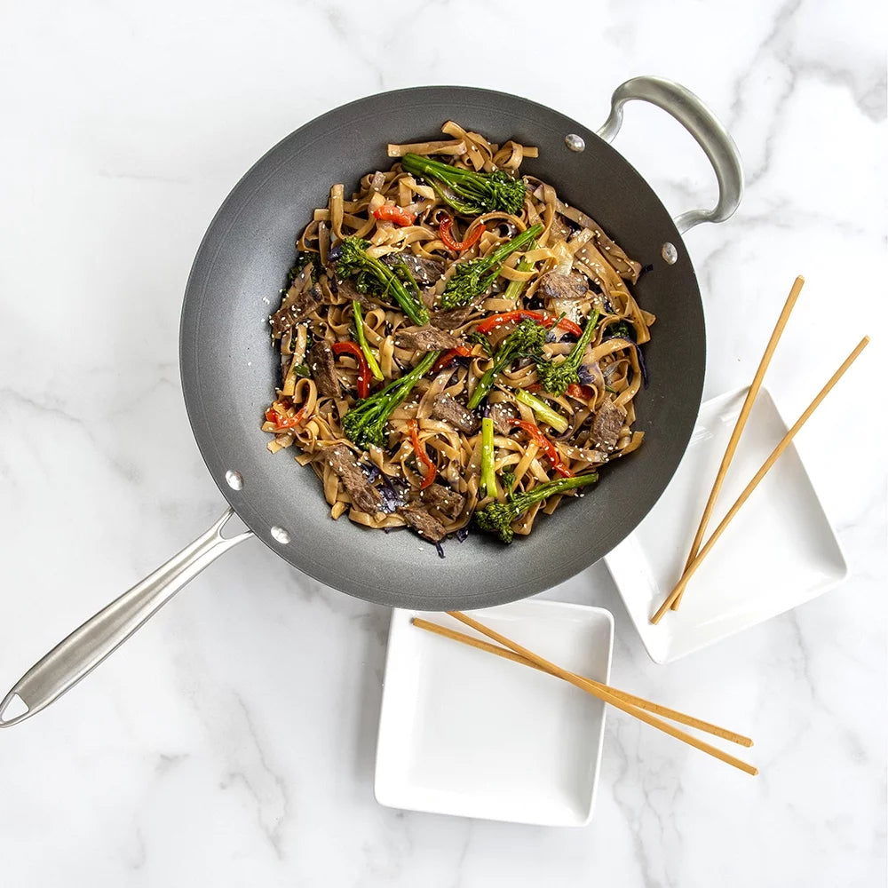 14" Asian Spun Wok M4436
