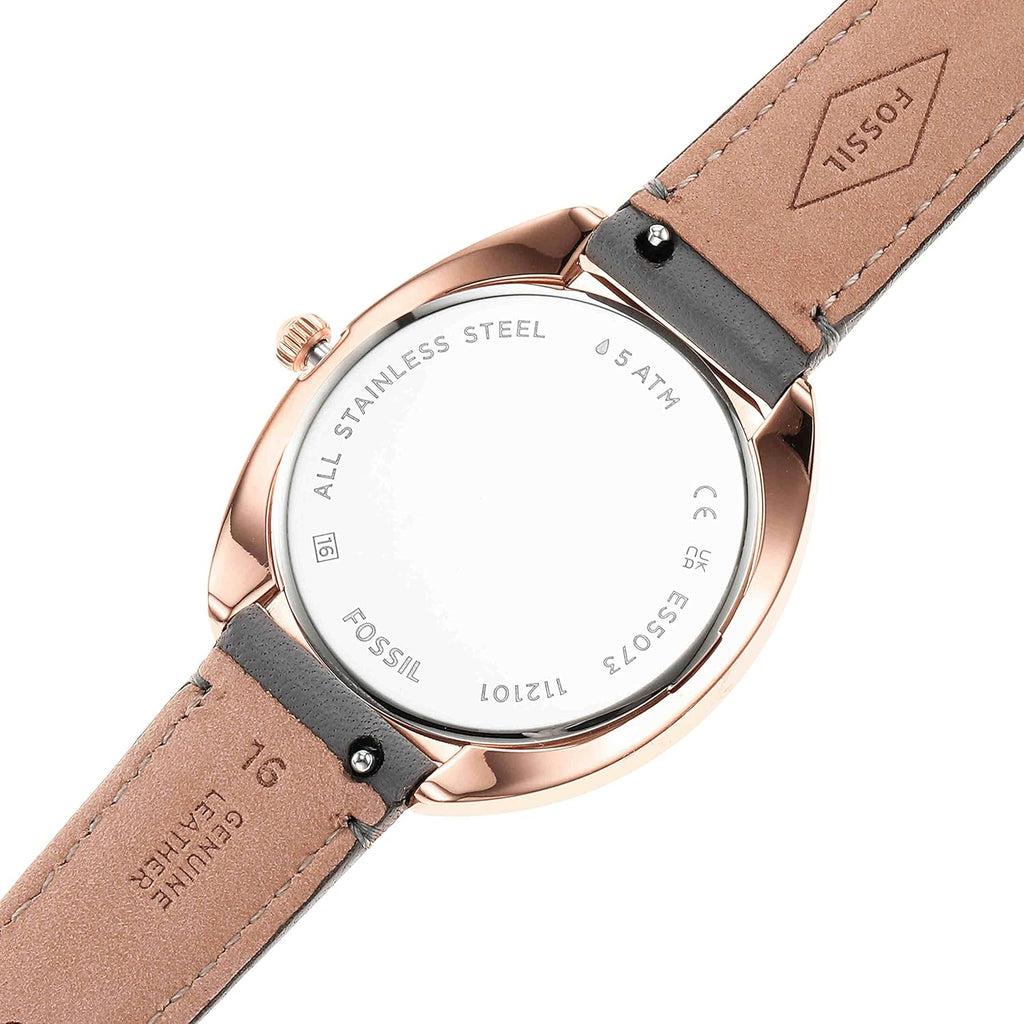 Women's Quartz Stainless Steel and Eco-Leather Three-Hand Watch O162516