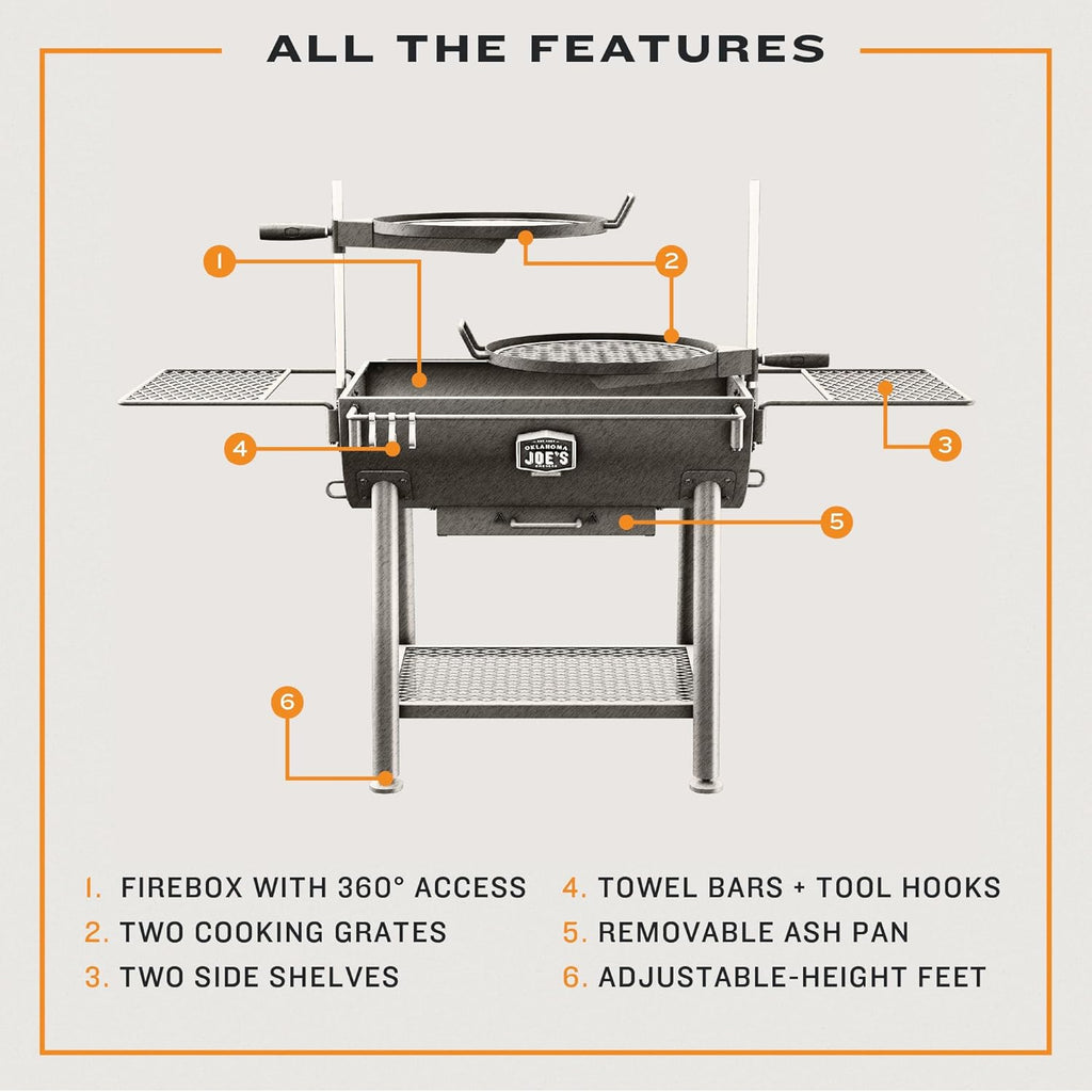 Barrel Charcoal Grill J7206