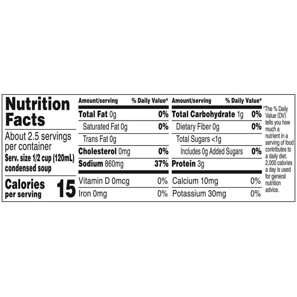 Beef Broth Soup 10.5oz (Pack of 6) K107708