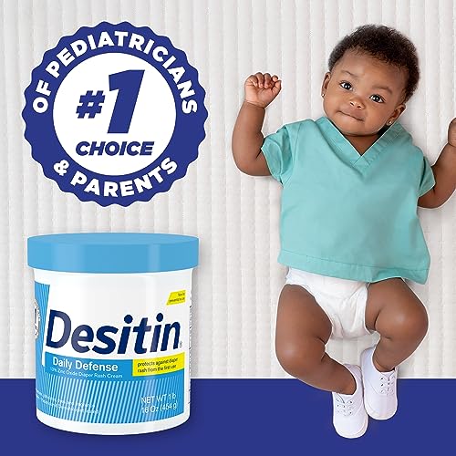 Diaper Rash Cream with 13% Zinc Oxide, Hypoallergenic, 16 oz H749803