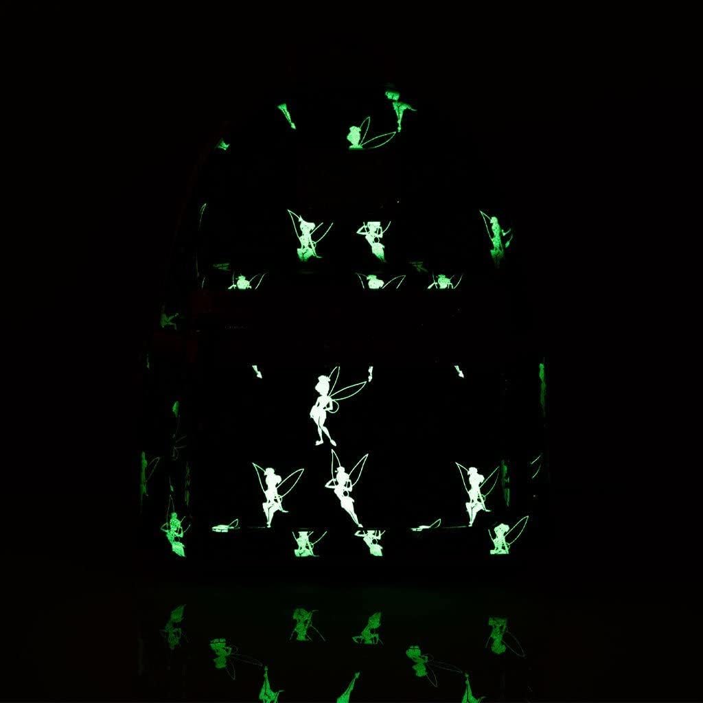 Disney Pink Tinkerbell Glow in the Dark Print Backpack M15751
