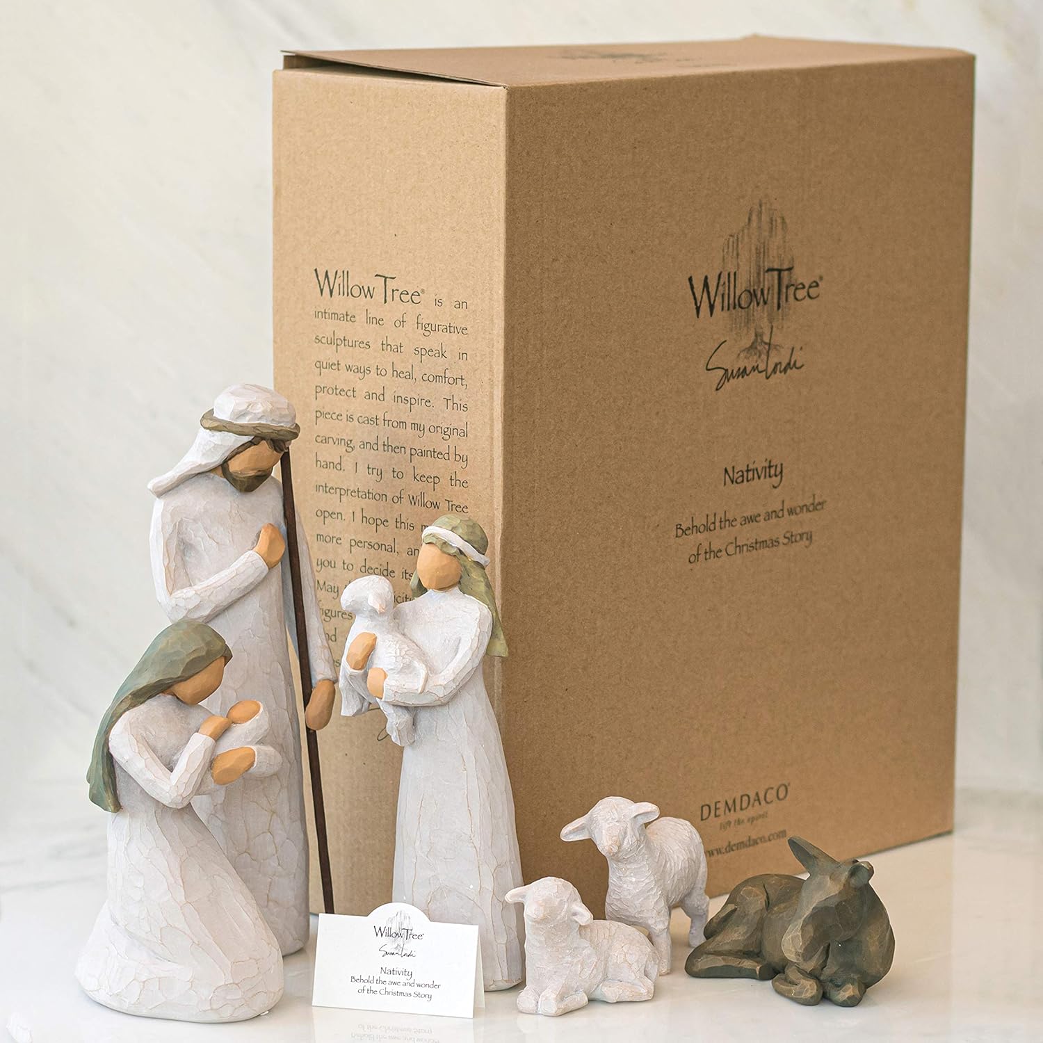 6-Piece Nativity Set, Hand-Painted Sculpted Figures Z297