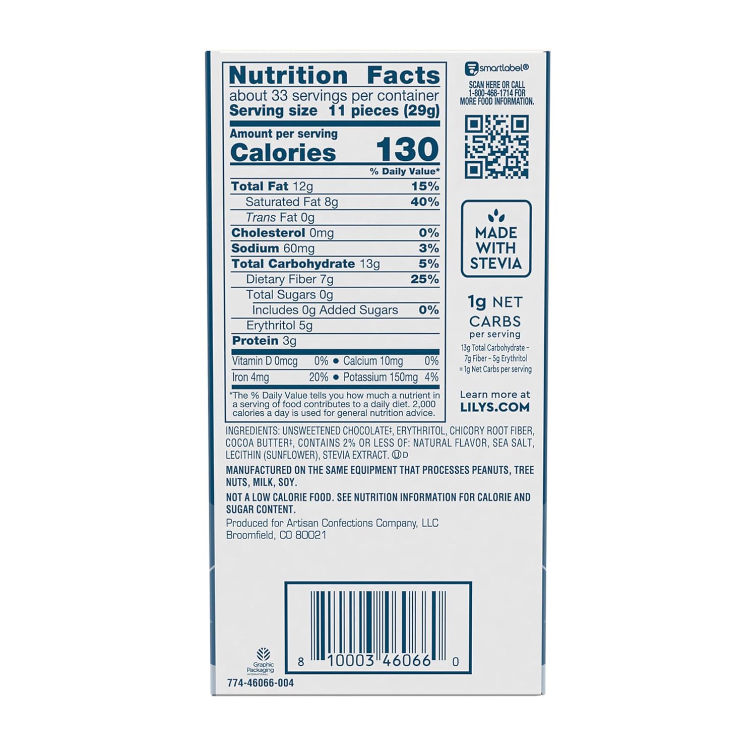 Salted Caramel Extra Dark Chocolate Style Bars, 2.8 oz (12 Count) E35428