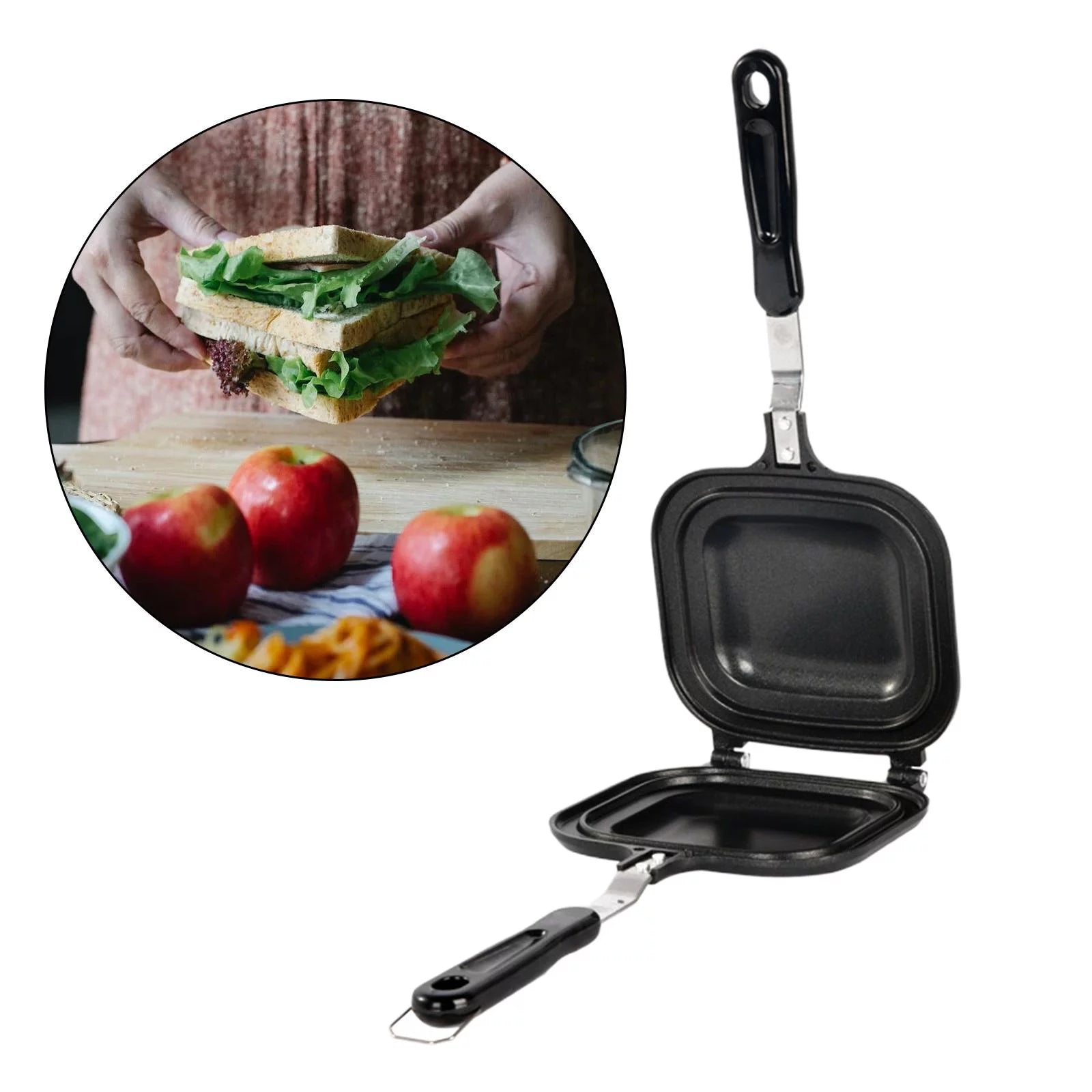 Double Sided Non Stick Breakfast Sandwich Maker X68952