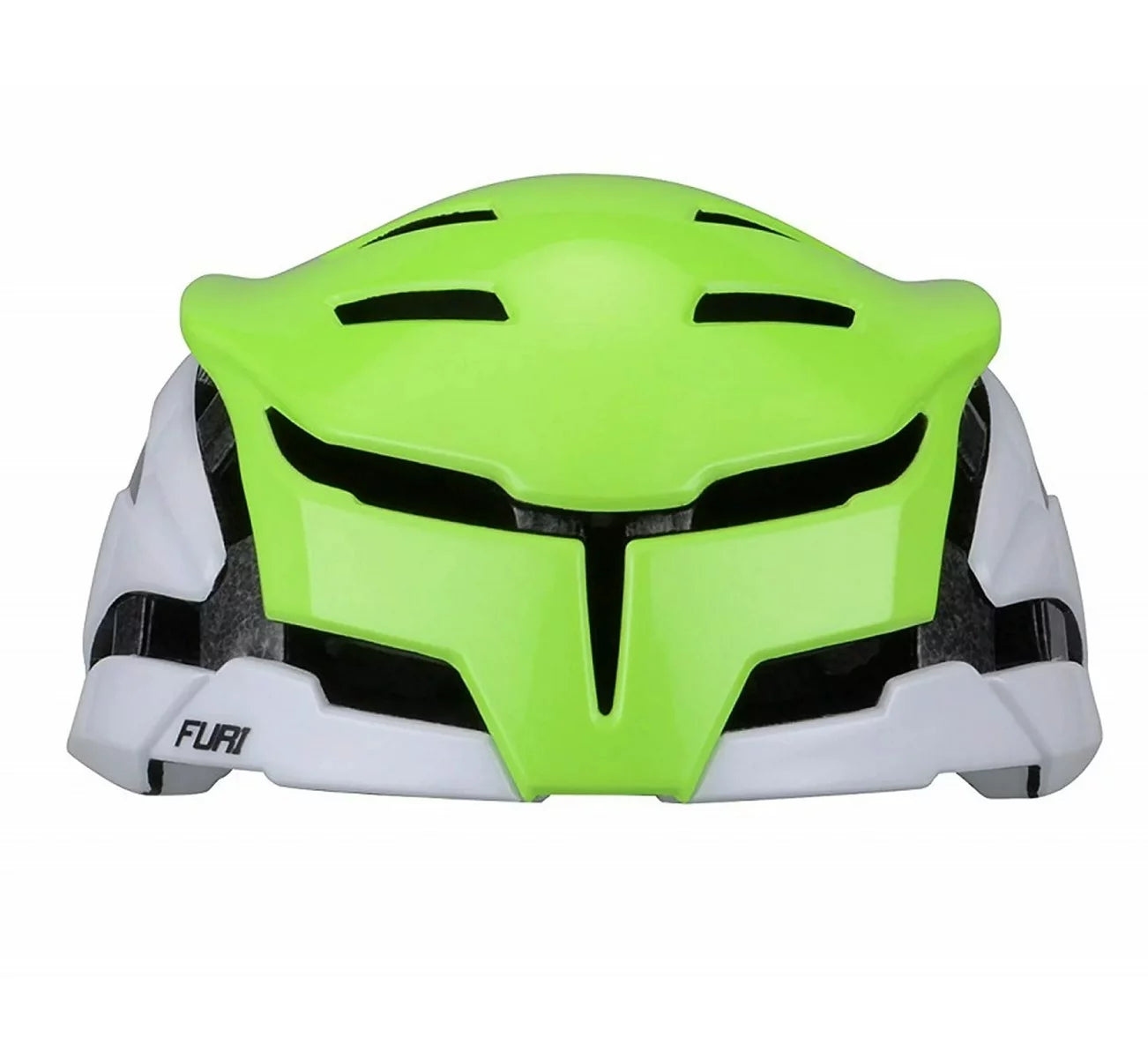 Aerodynamic Bicycle Helmet Neon Green/White L/XL M572414