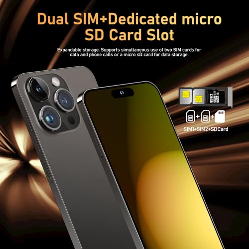 Unlocked Smartphone, 6.7" HD Screen, 108MP Camera, Dual SIM, 6800mAh Z3539