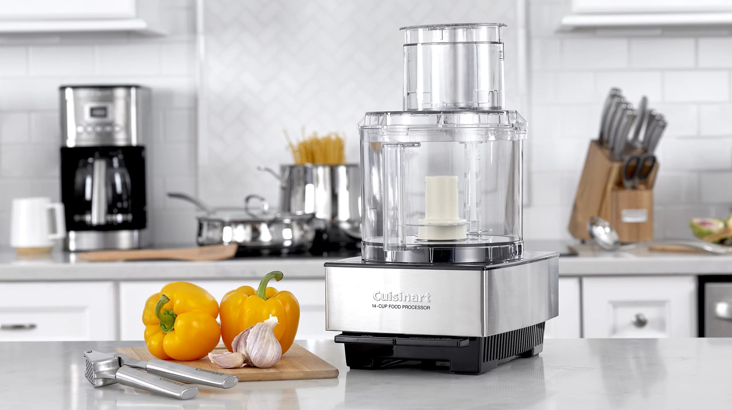 14 Cup Food Processor, Brushed Stainless Steel P4915