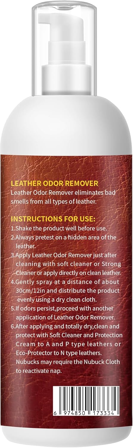 Leather Cleaner and Conditioner, Unscented, 6.76 Fl Oz Q465728