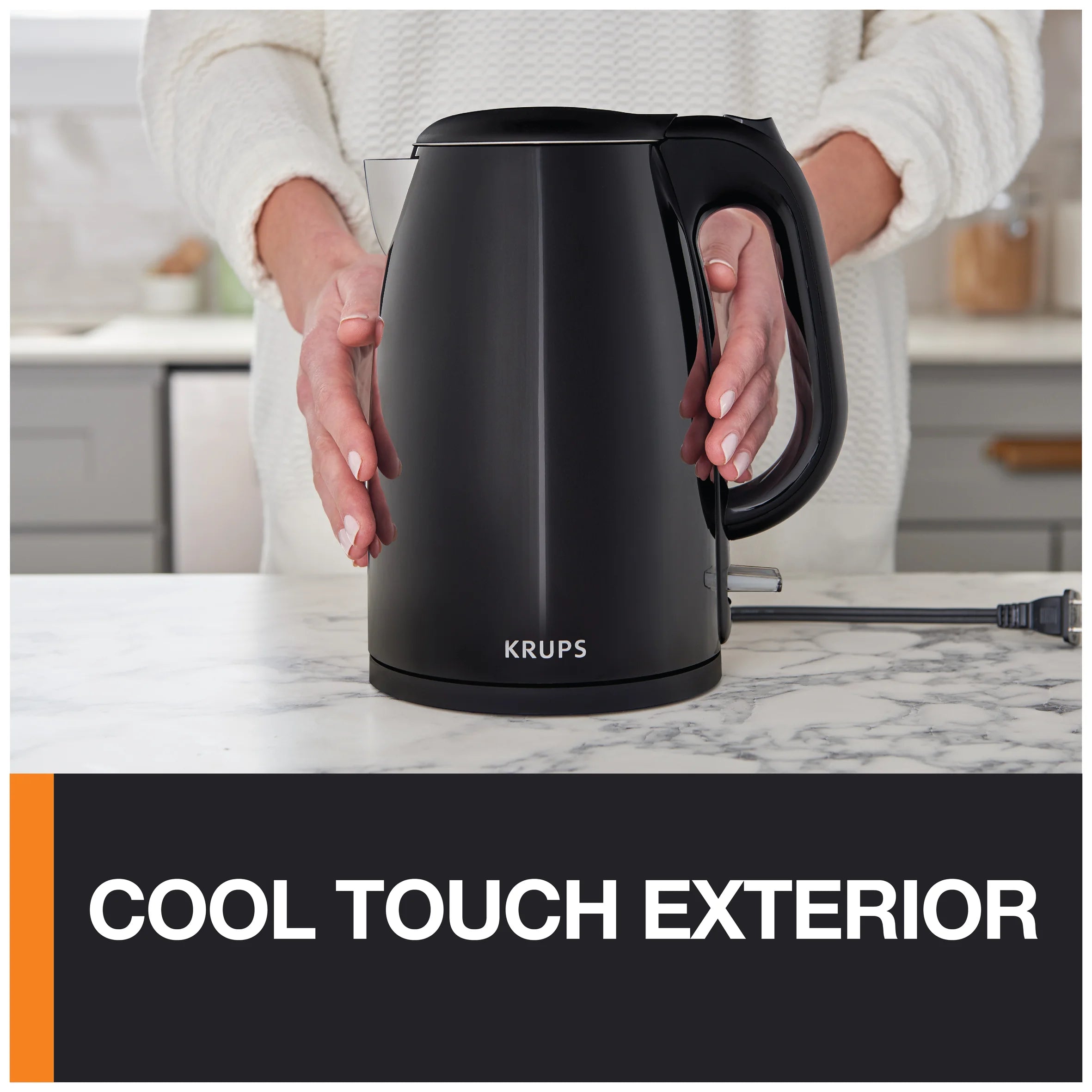 1.5L Stainless Steel Electric Kettle with Cool Touch U9775
