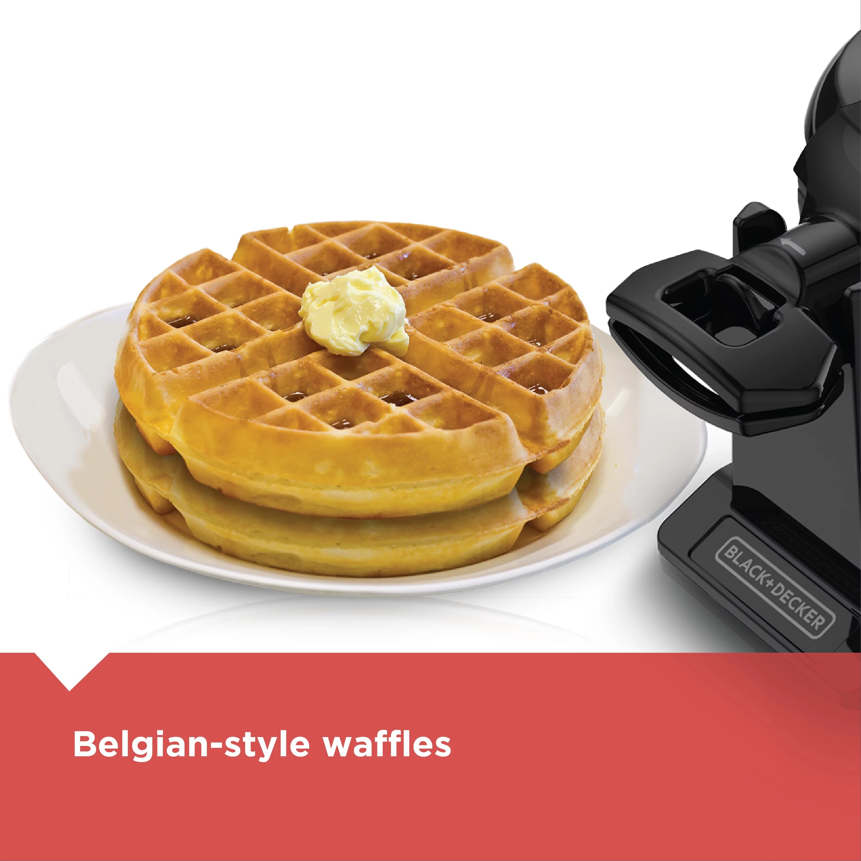 Rotating Waffle Maker with Dual Cooking Plates W74000