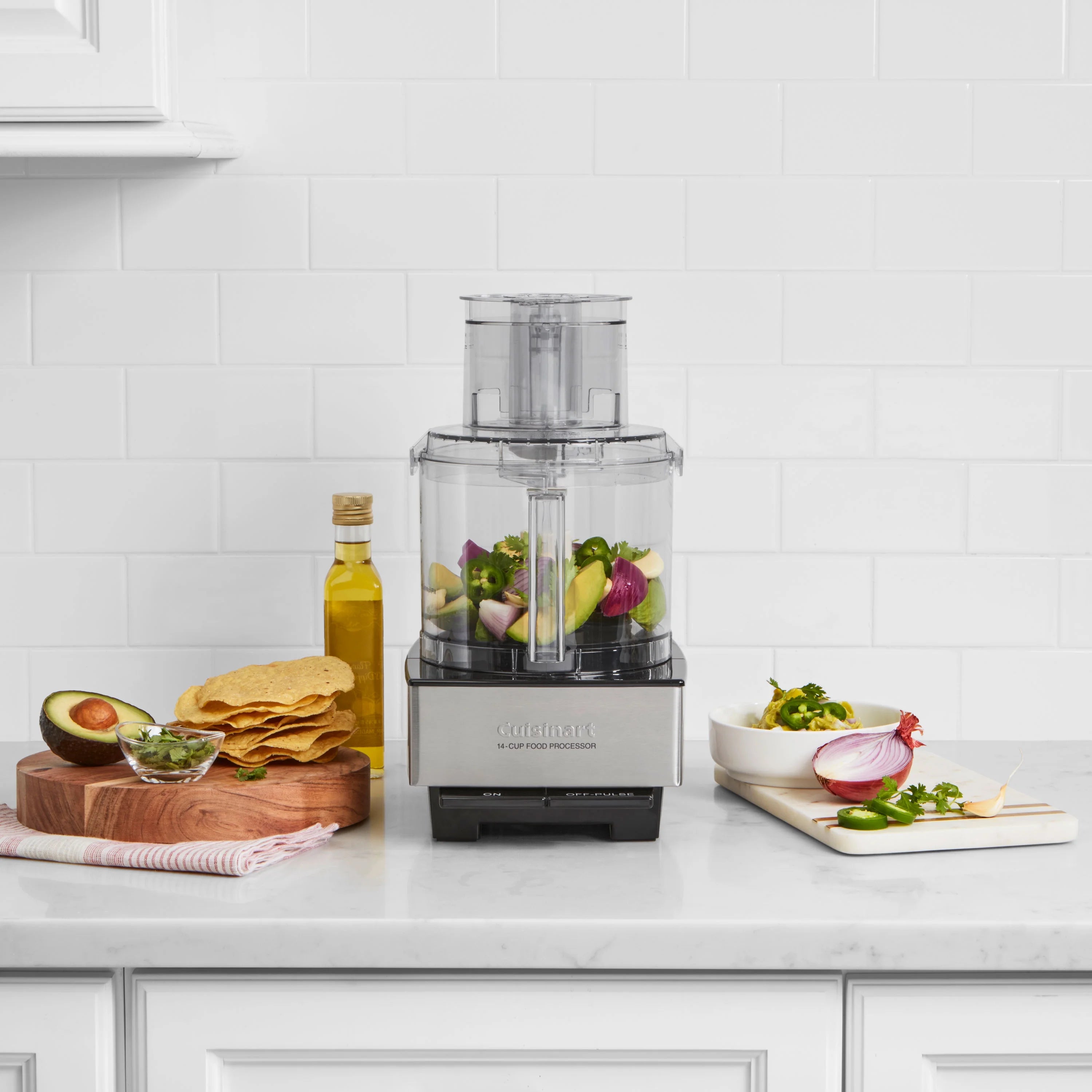 14 Cup Food Processor, Brushed Stainless Steel P4915