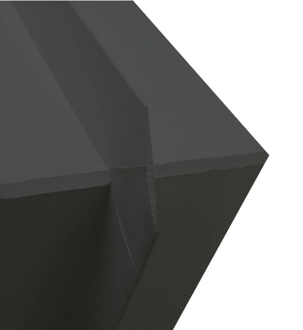 Black Vinyl Transom Window 36" x 12" Low-E Tempered Glass R252194