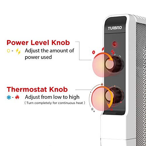 Electric Mica Space Heater 1500W for Room and Office J277070
