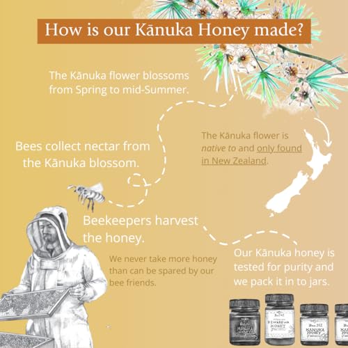 Premium Kanuka Honey, 100% Pure New Zealand, 8.8oz Bottle W192999