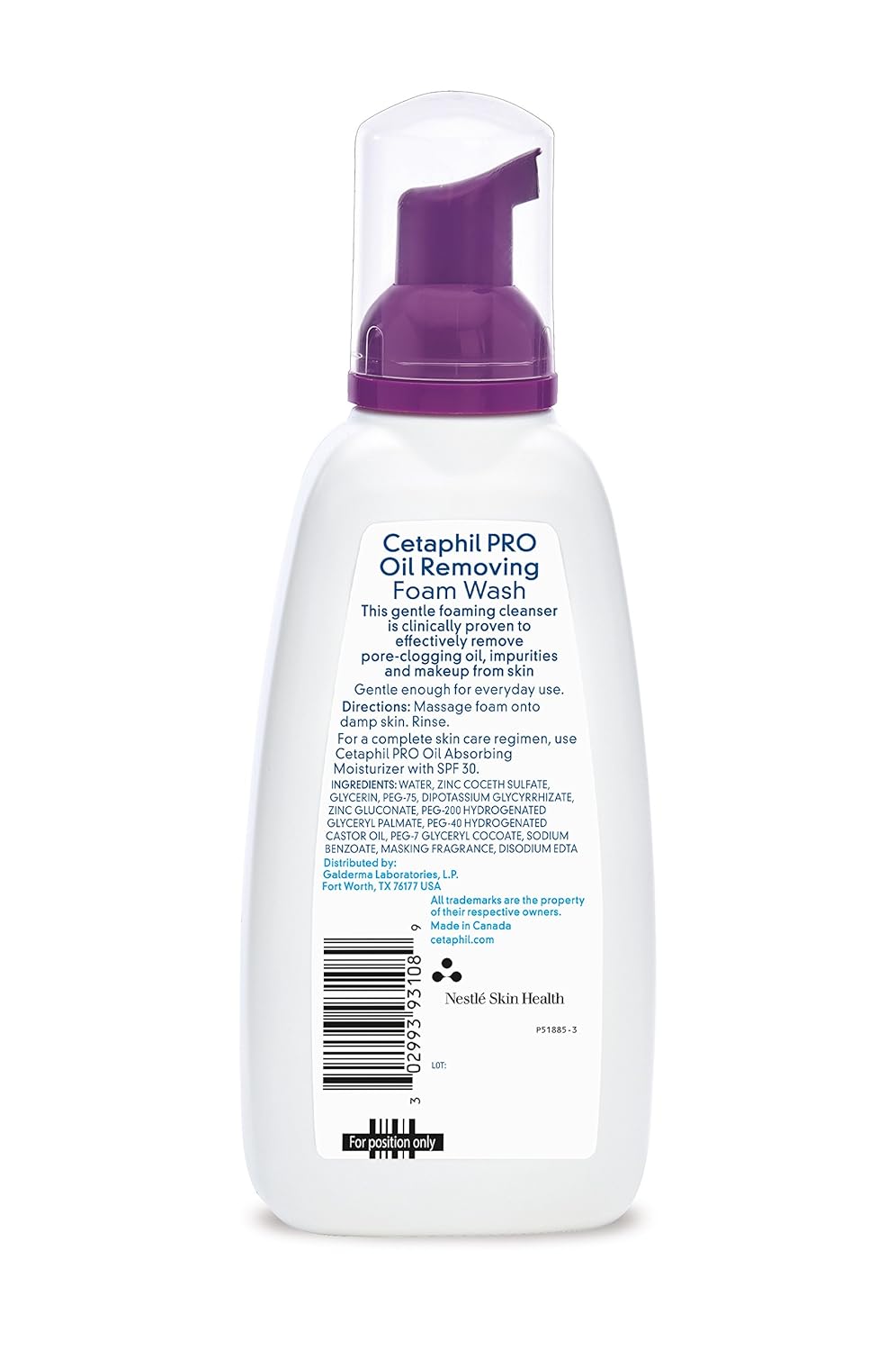 Foaming Facial Cleanser for Oily Skin, 8 oz L8715