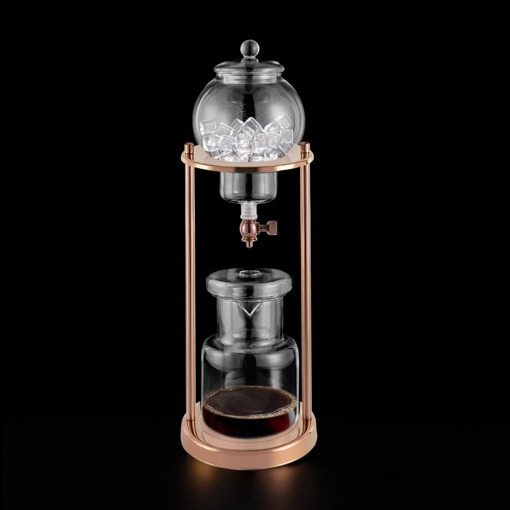 Cold Brew Coffee Maker Iced Dripper Pot 600ml Gold W1233