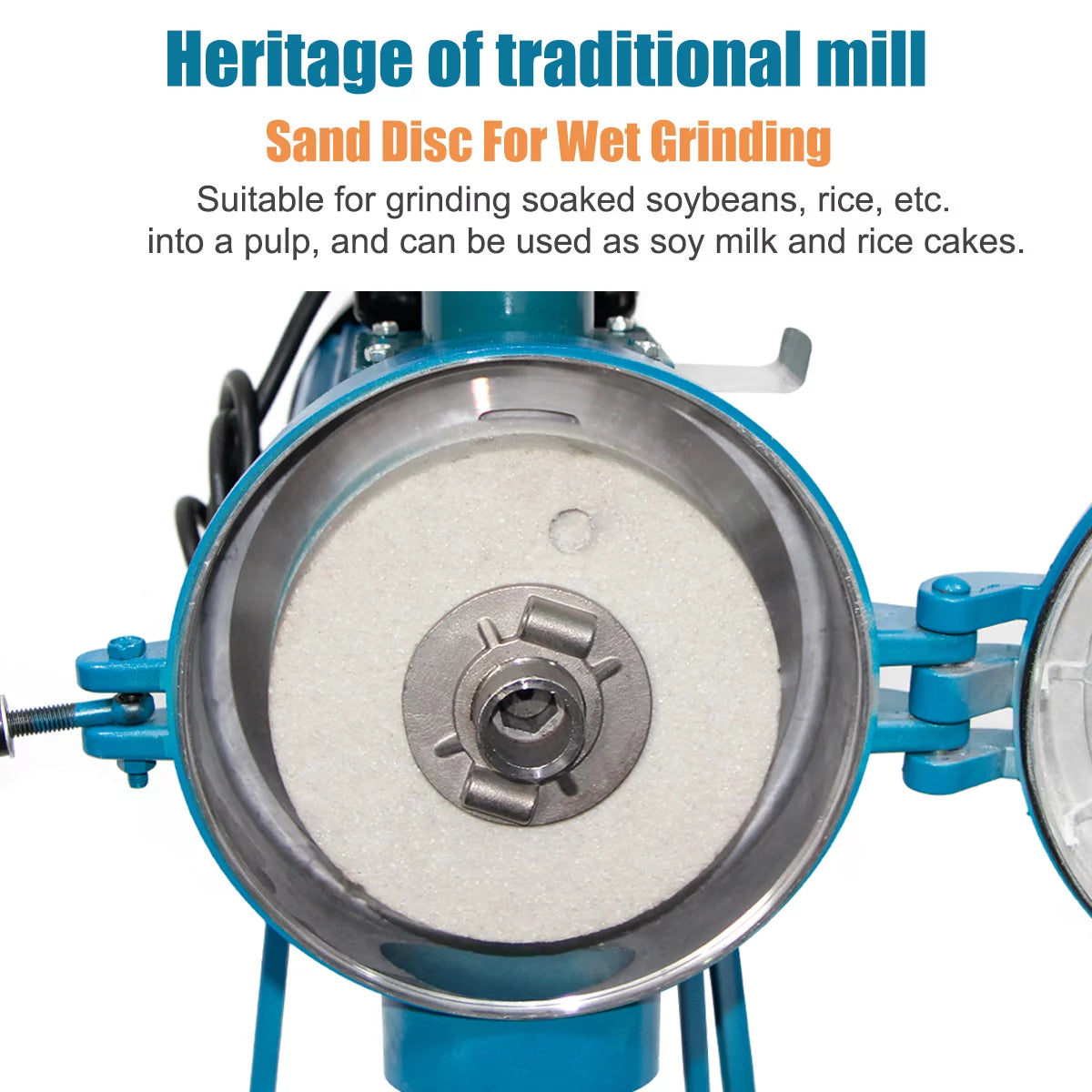 3000W 110V Commercial Grain Grinder for Corn Wheat Flour N8095