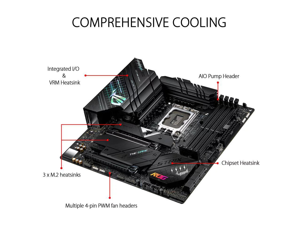 Micro ATX Gaming Motherboard for Intel LGA 1700, DDR5, PCIe 5.0 Q710104