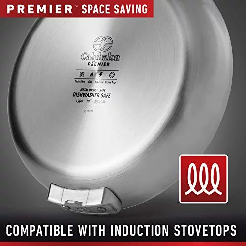 Stainless Steel Pots and Pans, 10-Piece Cookware Set N906