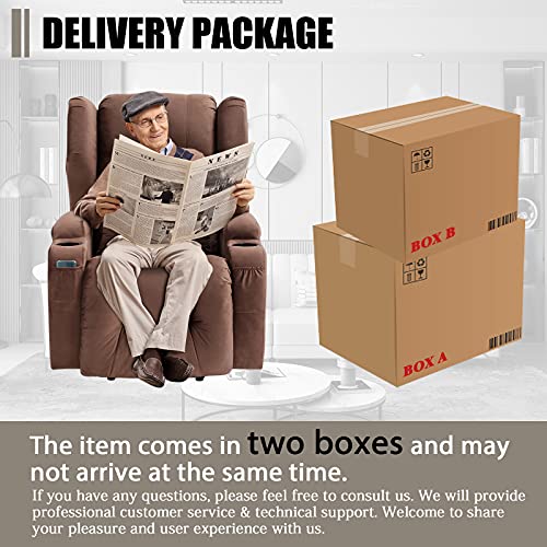 Electric Lift Recliner Chair for Elderly with Massage and Heat, 3 Positions I37975