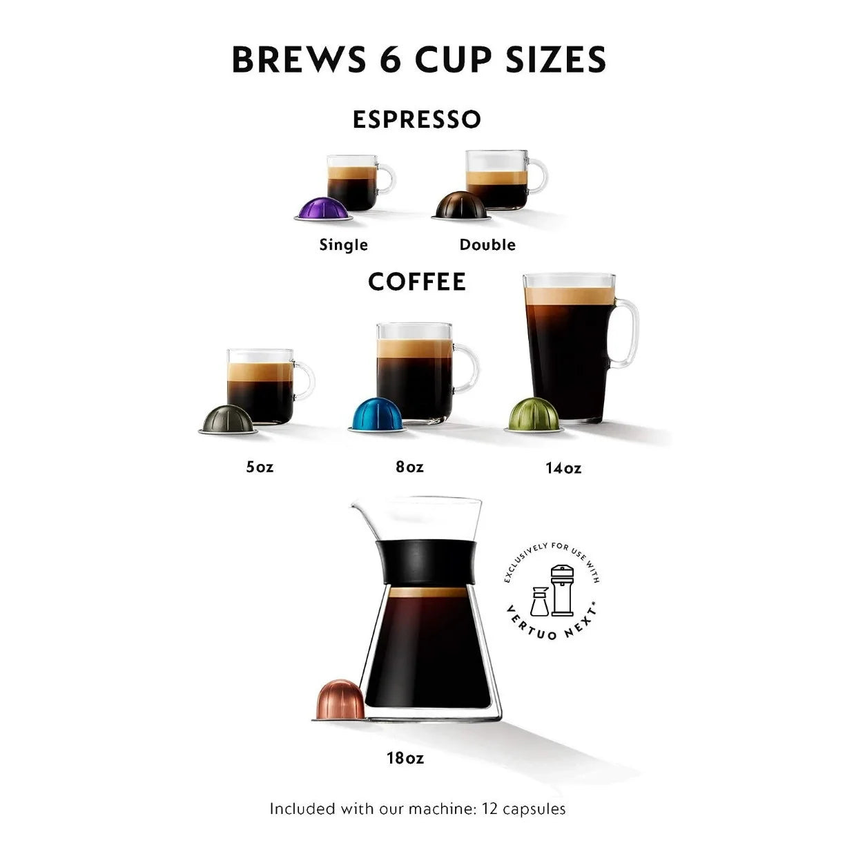 Compact Coffee and Espresso Machine with Sample Pack H431734