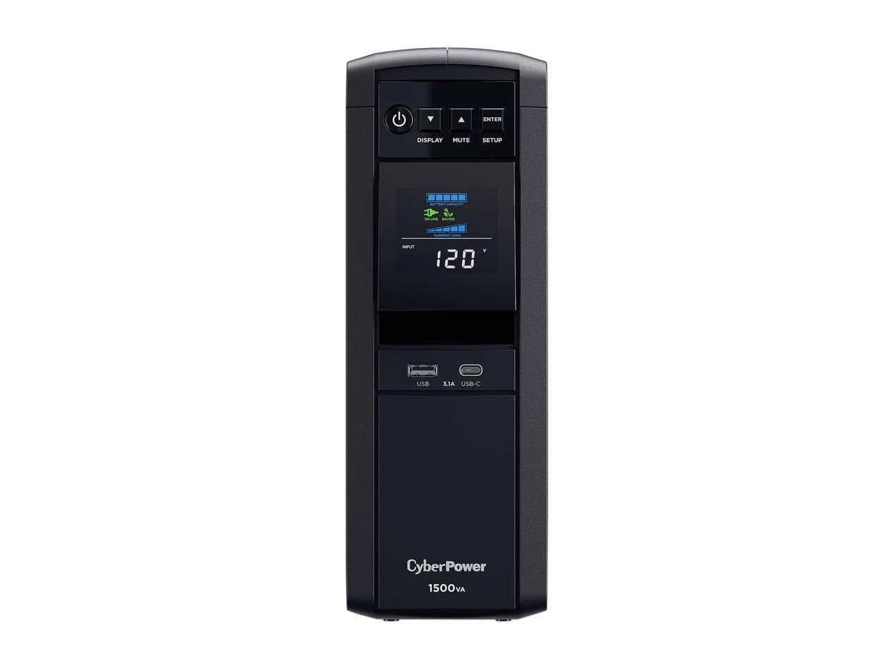 UPS System 1500VA 1000W 12 Outlets AVR Mini Tower Z80533