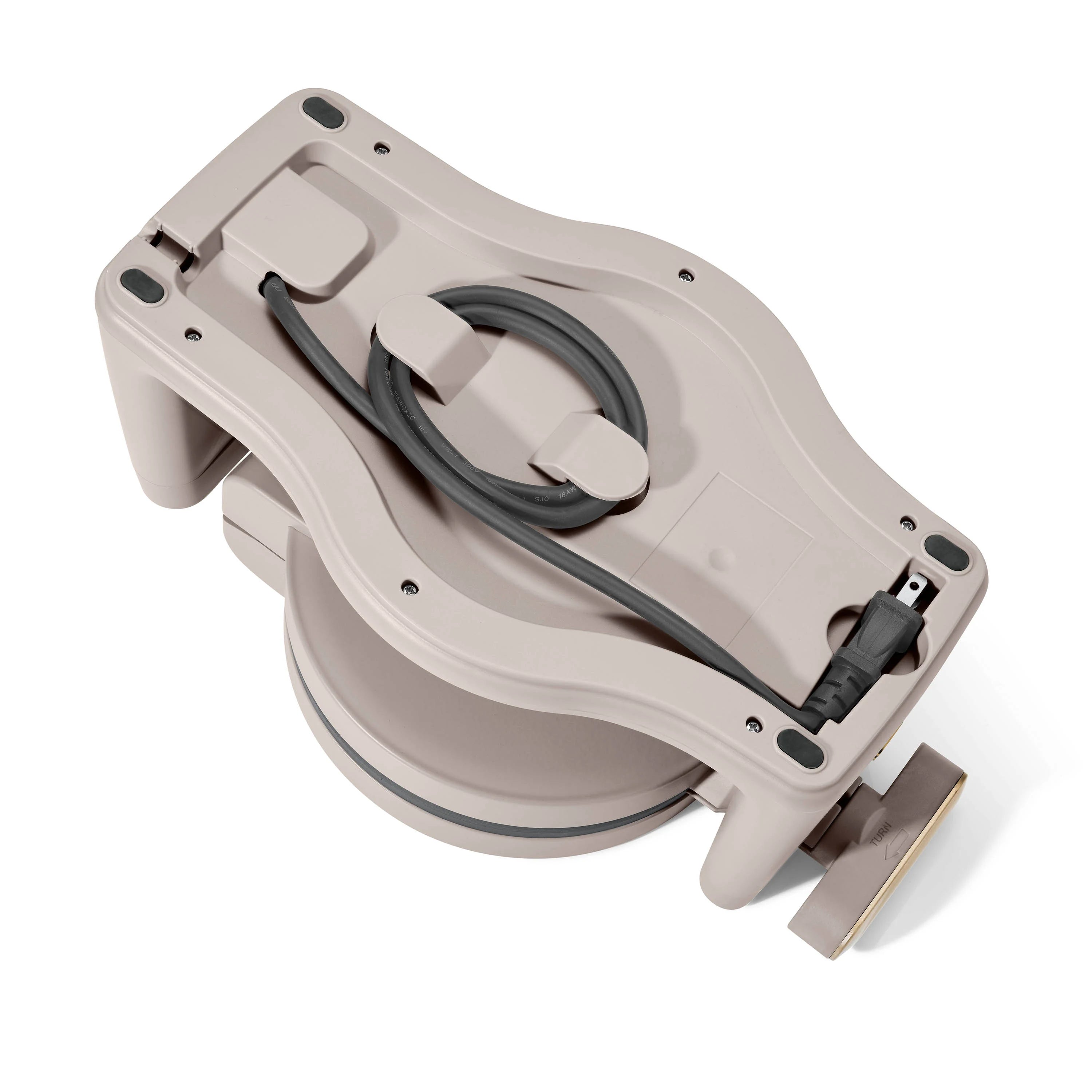 Rotating Belgian Waffle Maker, Porcini Taupe S6208