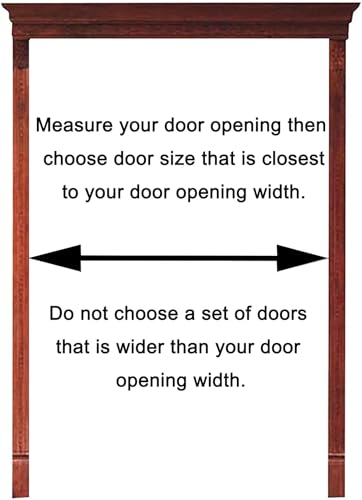 Wooden Louvred Saloon Doors, Auto Close Double Action, 140x90cm O426790