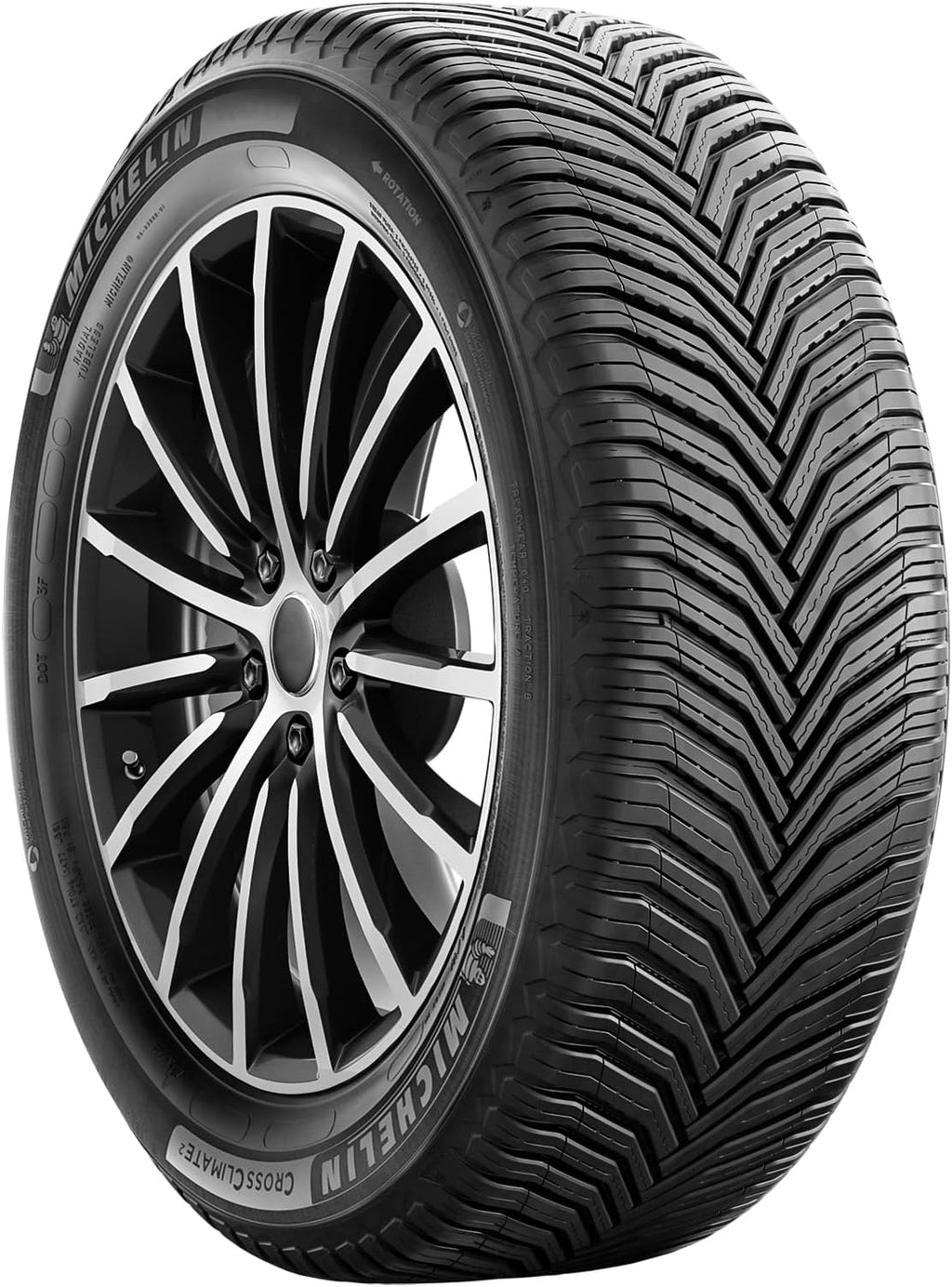 MICHELIN CrossClimate2, All-Season Car Tire, SUV, CUV - 245/50R20 102V