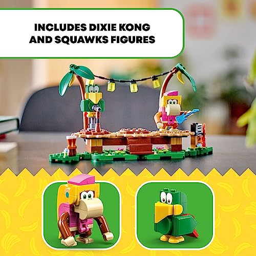 Dixie Kong’s Jungle Jam Expansion Set 71421, Buildable Toy Game for Ages 7-9 V63205