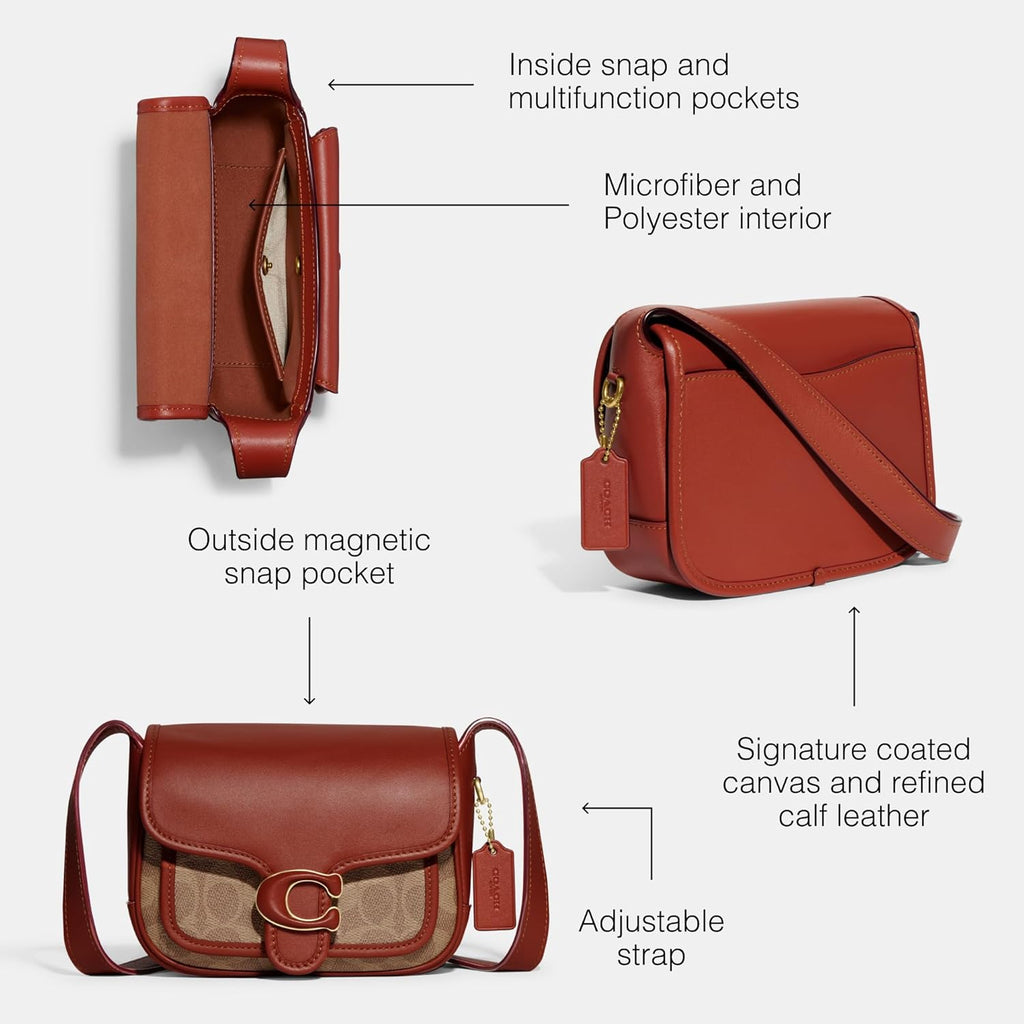 Messenger Bag 19 in Coated Canvas F460