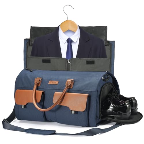 Convertible Garment Bag with Shoe Compartment, 2-in-1 Travel Duffel A855375