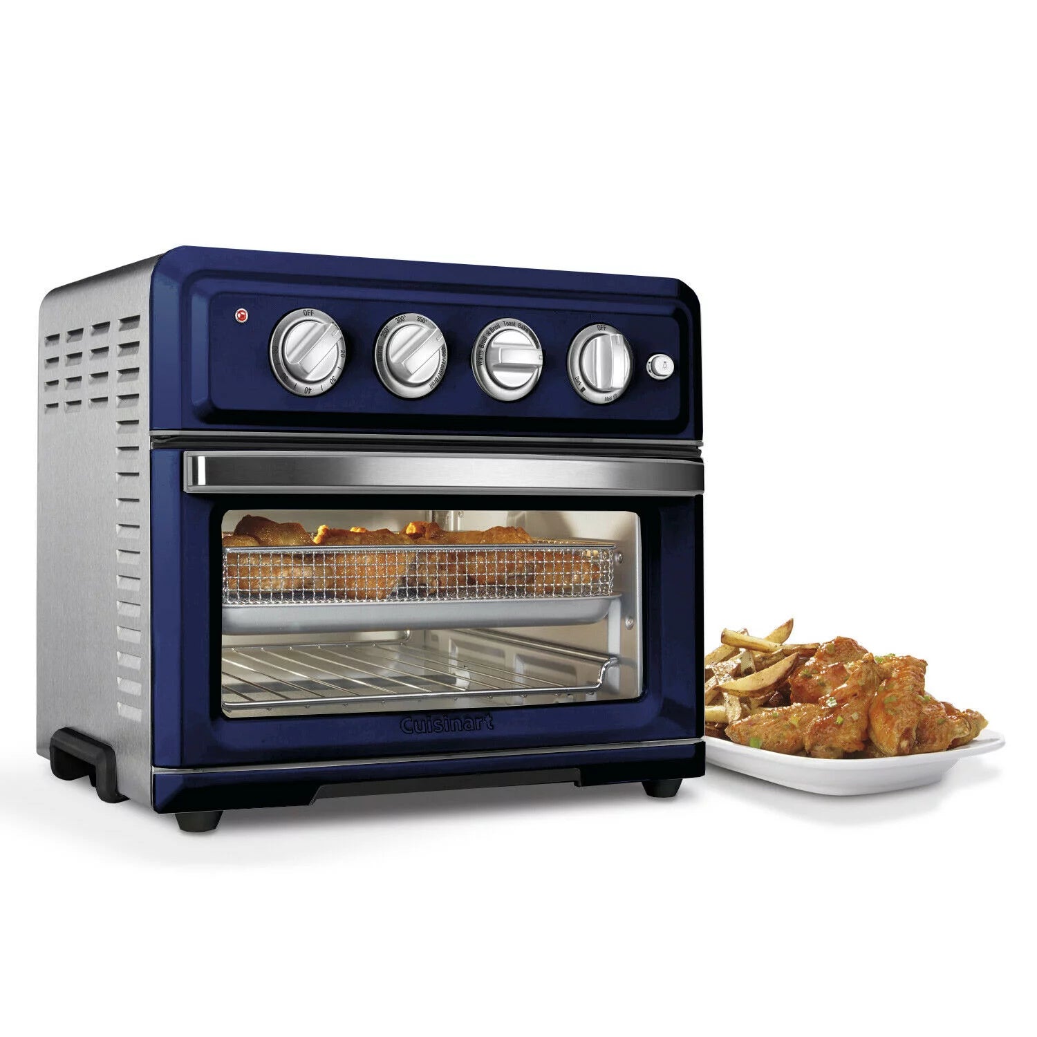 Convection Toaster Oven Air Fryer with Light, Navy Blue M286