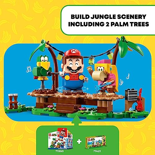Dixie Kong’s Jungle Jam Expansion Set 71421, Buildable Toy Game for Ages 7-9 V63205