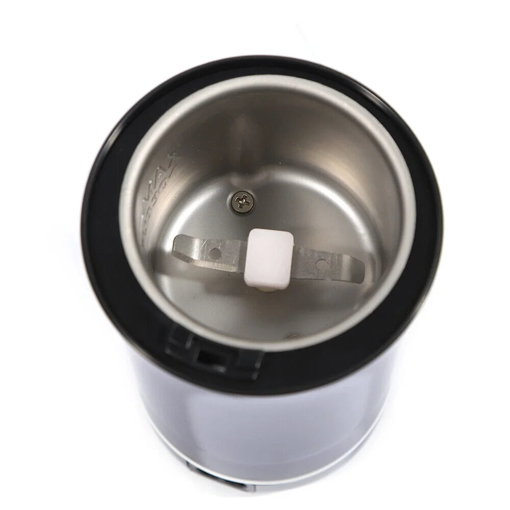 Electric Coffee Bean Grinder, Mini Portable Herb Grinder for Spices, Black O696643